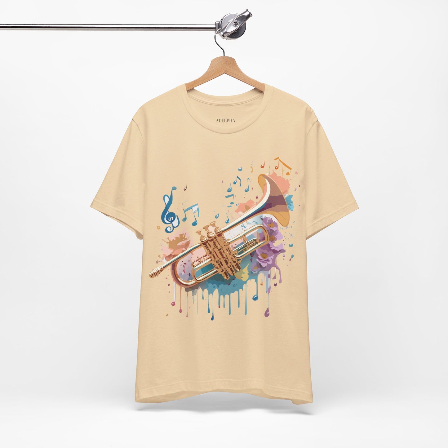 T-Shirt aus natürlicher Baumwolle – Musikkollektion