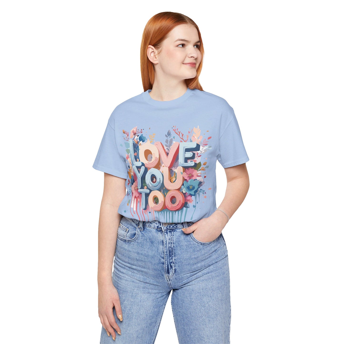 T-Shirt aus natürlicher Baumwolle – Love Story-Kollektion