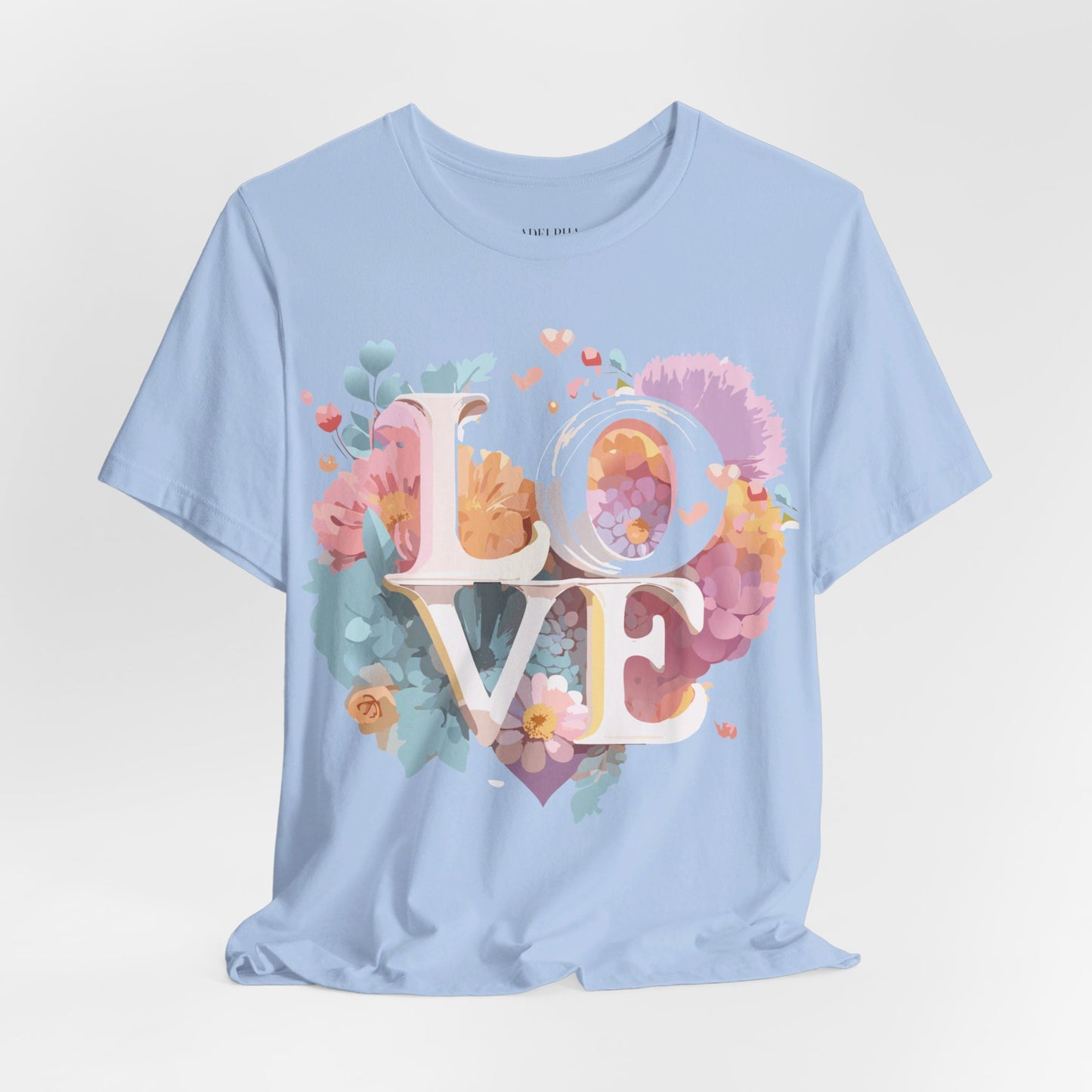 T-Shirt aus natürlicher Baumwolle – Love Story-Kollektion