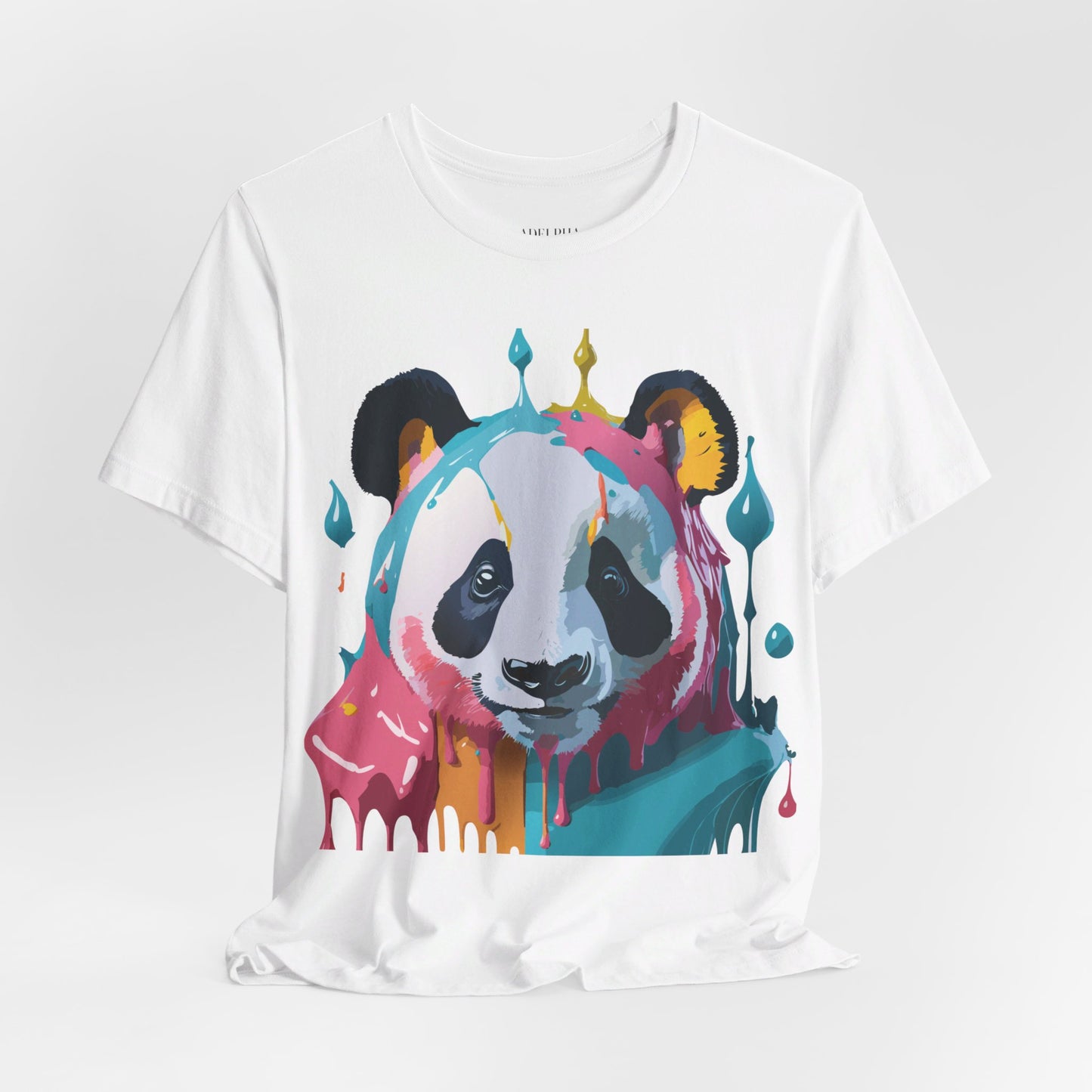 T-shirt en coton naturel avec panda