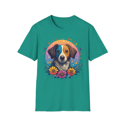 Dog Shirt Unisex Softstyle Tee 100 Percent Cotton Gildan 64000
