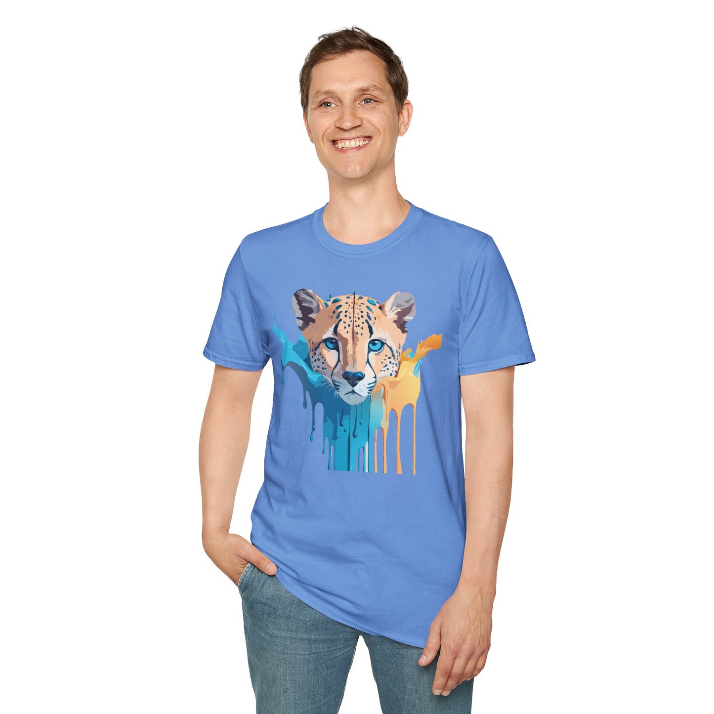 Cheetah Shirt, Shirt with Cheetah, Cheetah Tee, Shirt with Animals