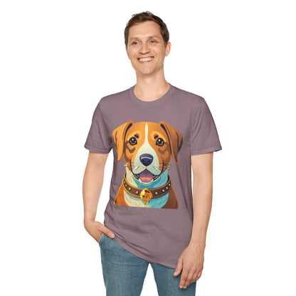 Dog Shirt Unisex Animal Tee Gildan Softstyle 64000 Cotton Tee