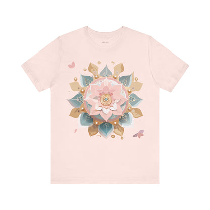 Natural Cotton Tee Shirt - Medallion Collection Printify