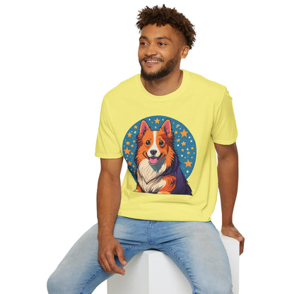 Unisex Dog Shirt Animal Print Tee Gildan Softstyle 64000 Tee