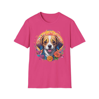 Dog Shirt Unisex Animal Tee Gildan 64000 Softstyle Ring Spun Cotton