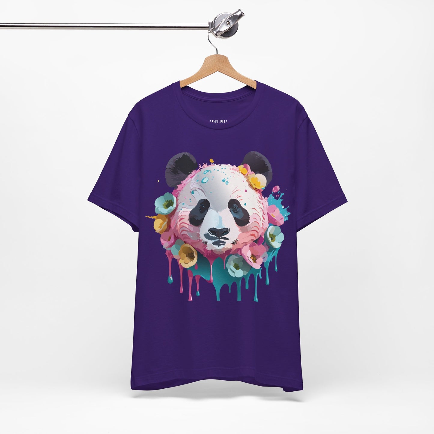 T-shirt en coton naturel avec panda