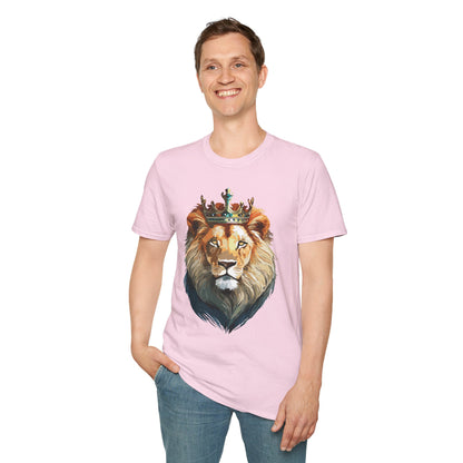 Lion Shirt Unisex Softstyle Tee Gildan 64000 100 Percent Ring Spun Cotton