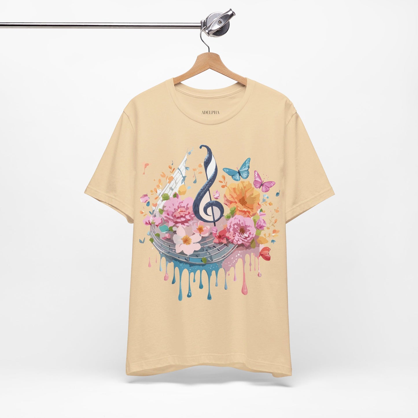 T-shirt en coton naturel - Collection Musique