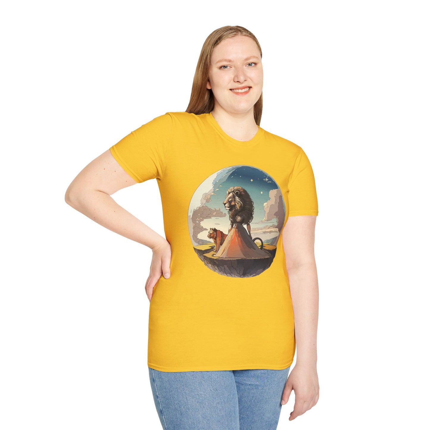 Lion Shirt, Shirt with Lion, Animal Tee, Shirt with Animals