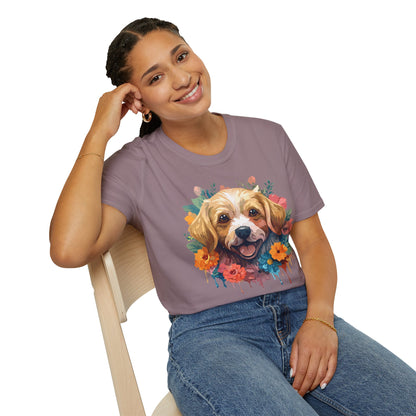Dog Shirt Unisex Animal Tee Softstyle 64000 Gildan Cotton Tee