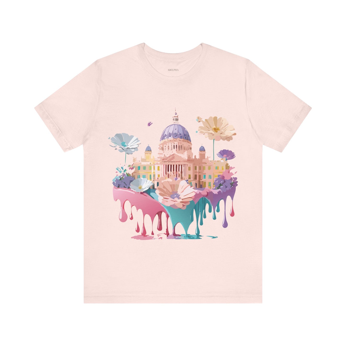 Natural Cotton Tee Shirt - Beautiful Places Collection - Madrid