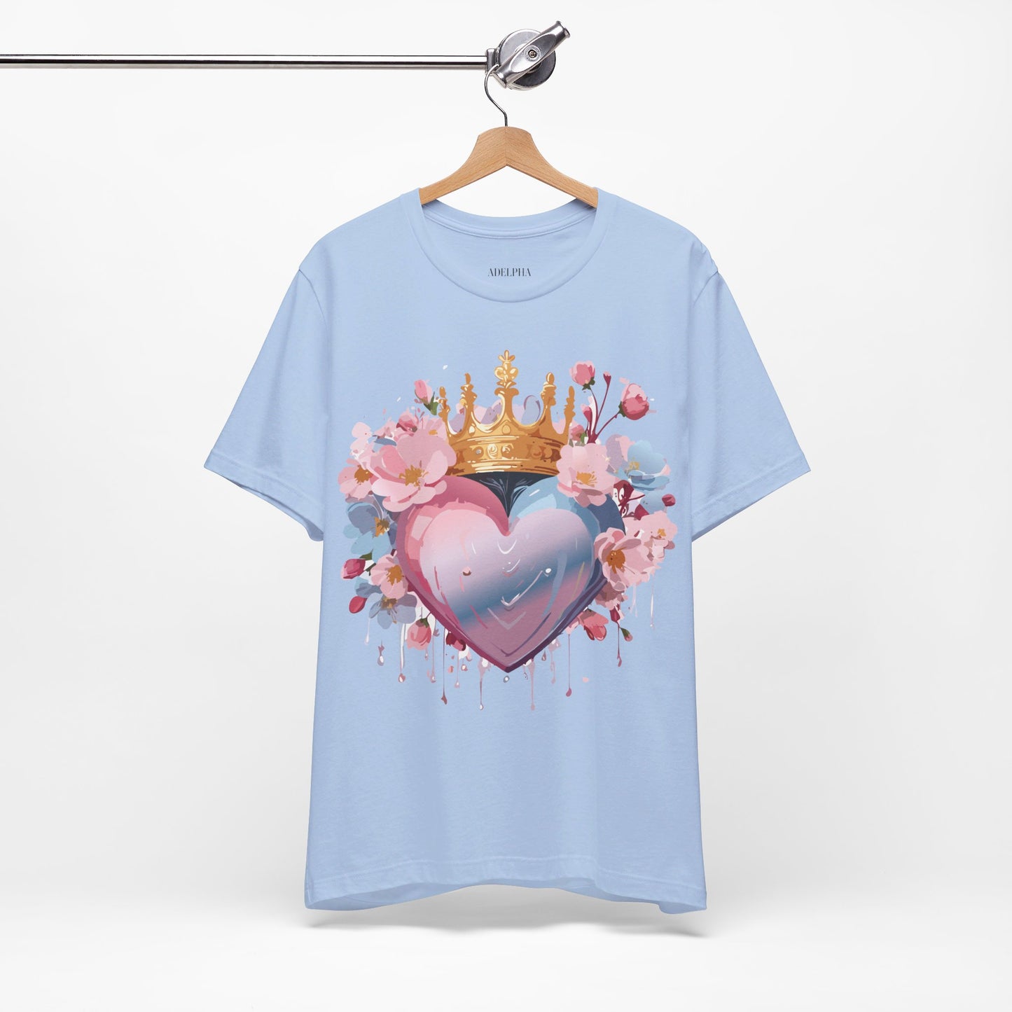 T-Shirt aus natürlicher Baumwolle – Love Story-Kollektion