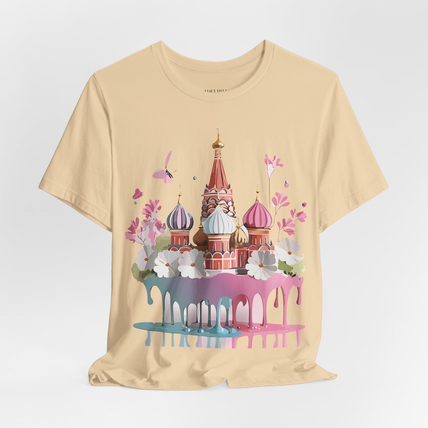 Natural Cotton Tee Shirt - Beautiful Places Collection - Moscow