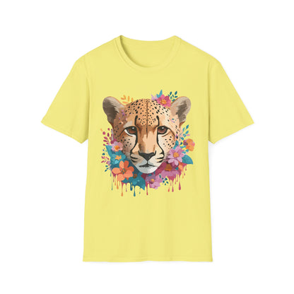 Cheetah Print Unisex Softstyle Tee Gildan 64000 Cotton Short Sleeve Shirt
