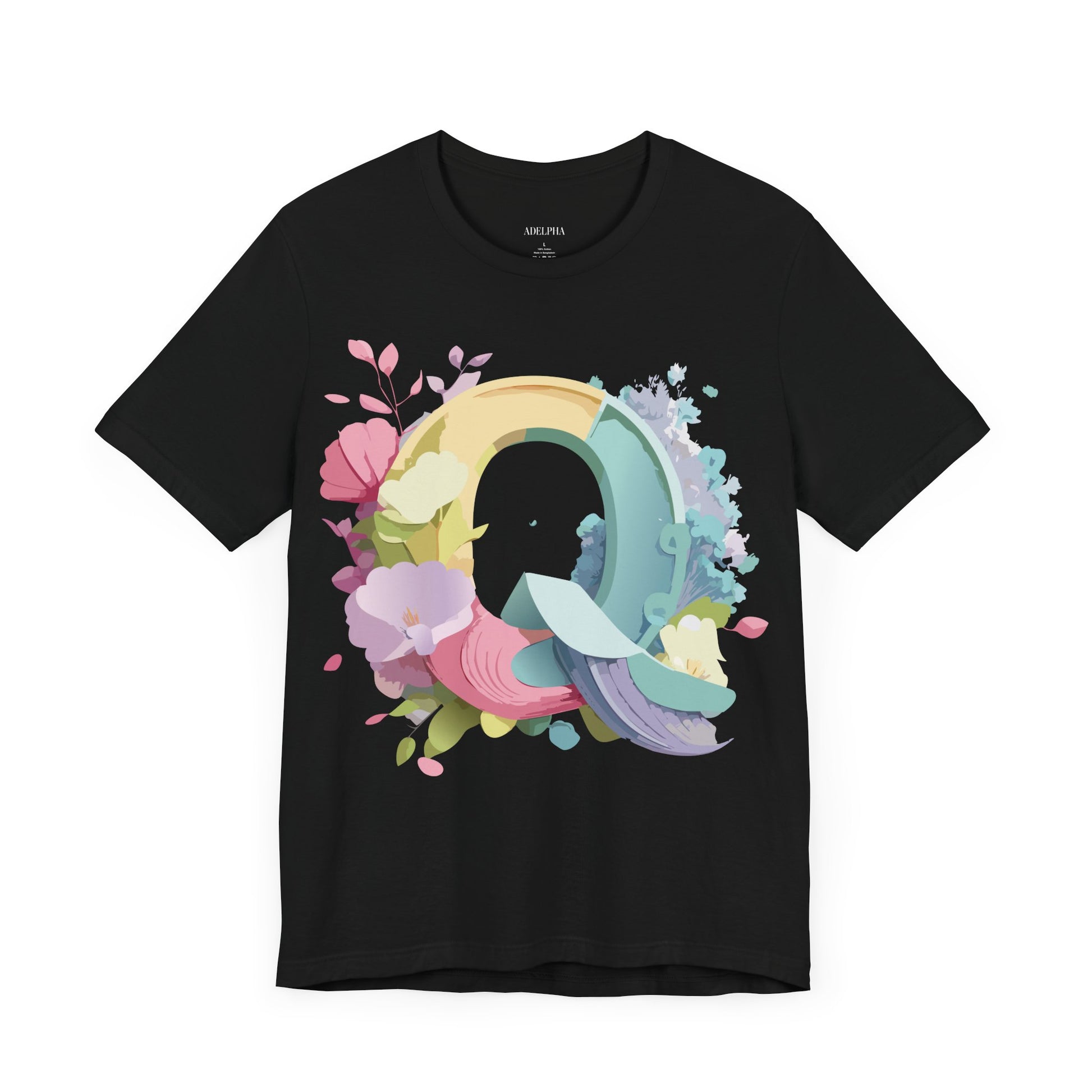 Letter Shirt, Letter Q Shirt - ADELPHA