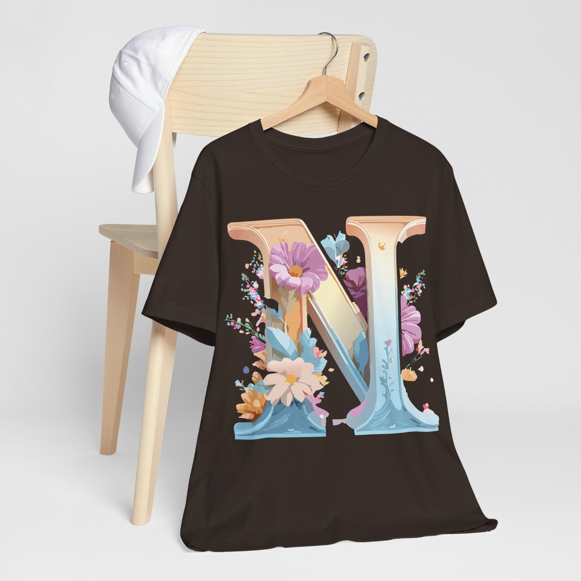 Letter Shirt, Letter N Shirt - ADELPHA