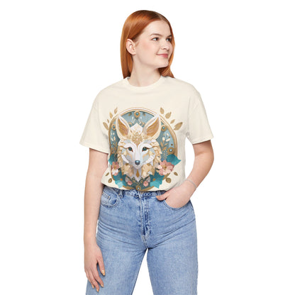 Natural Cotton Tee Shirt - Medallion Collection Printify