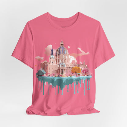 Natural Cotton Tee Shirt - Beautiful Places Collection - Vienna Printify