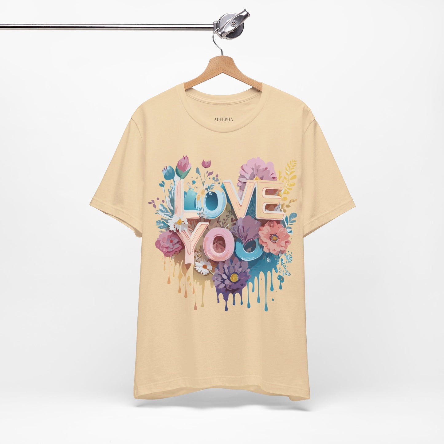 Natural Cotton Tee Shirt - Love story Collection