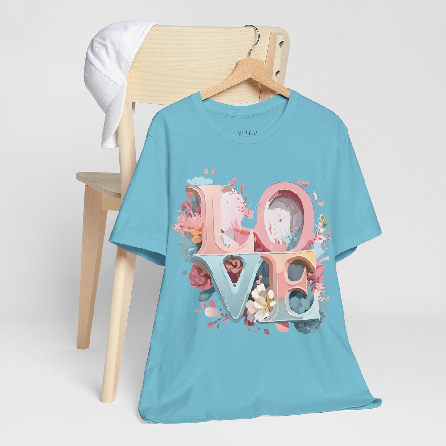 Natural Cotton Tee Shirt - Love story Collection