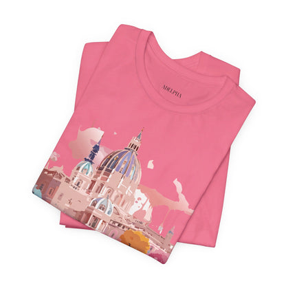 Natural Cotton Tee Shirt - Beautiful Places Collection - Vienna Printify