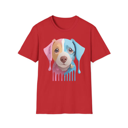 Unisex Dog Shirt Animal Tee Gildan Softstyle 64000 Cotton Tee