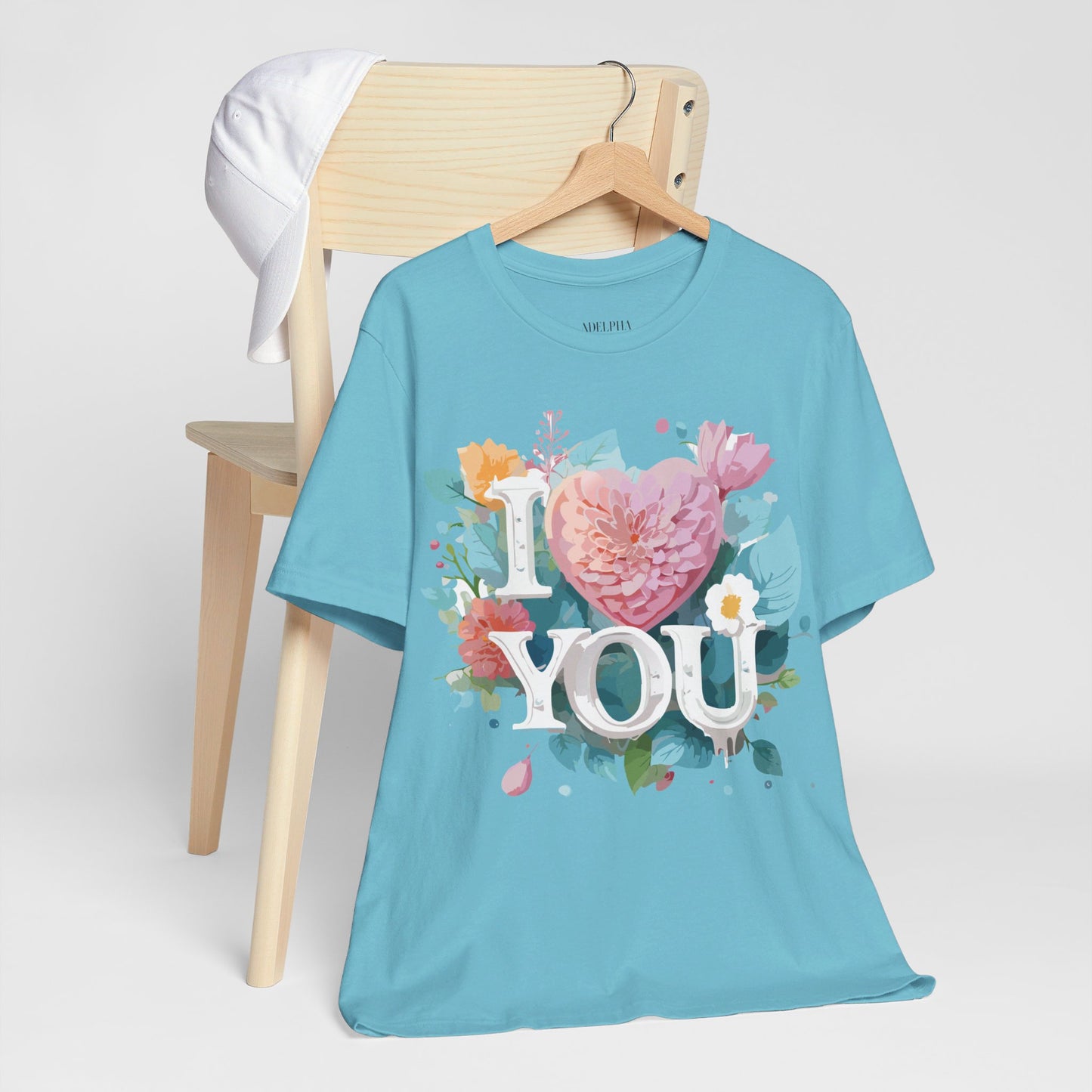 Natural Cotton Tee Shirt - Love story Collection