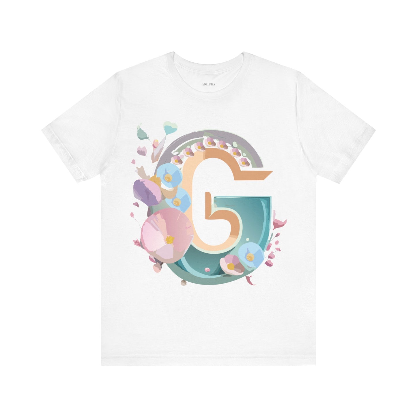 Natural Cotton Tee Shirt - Letters Collection - G