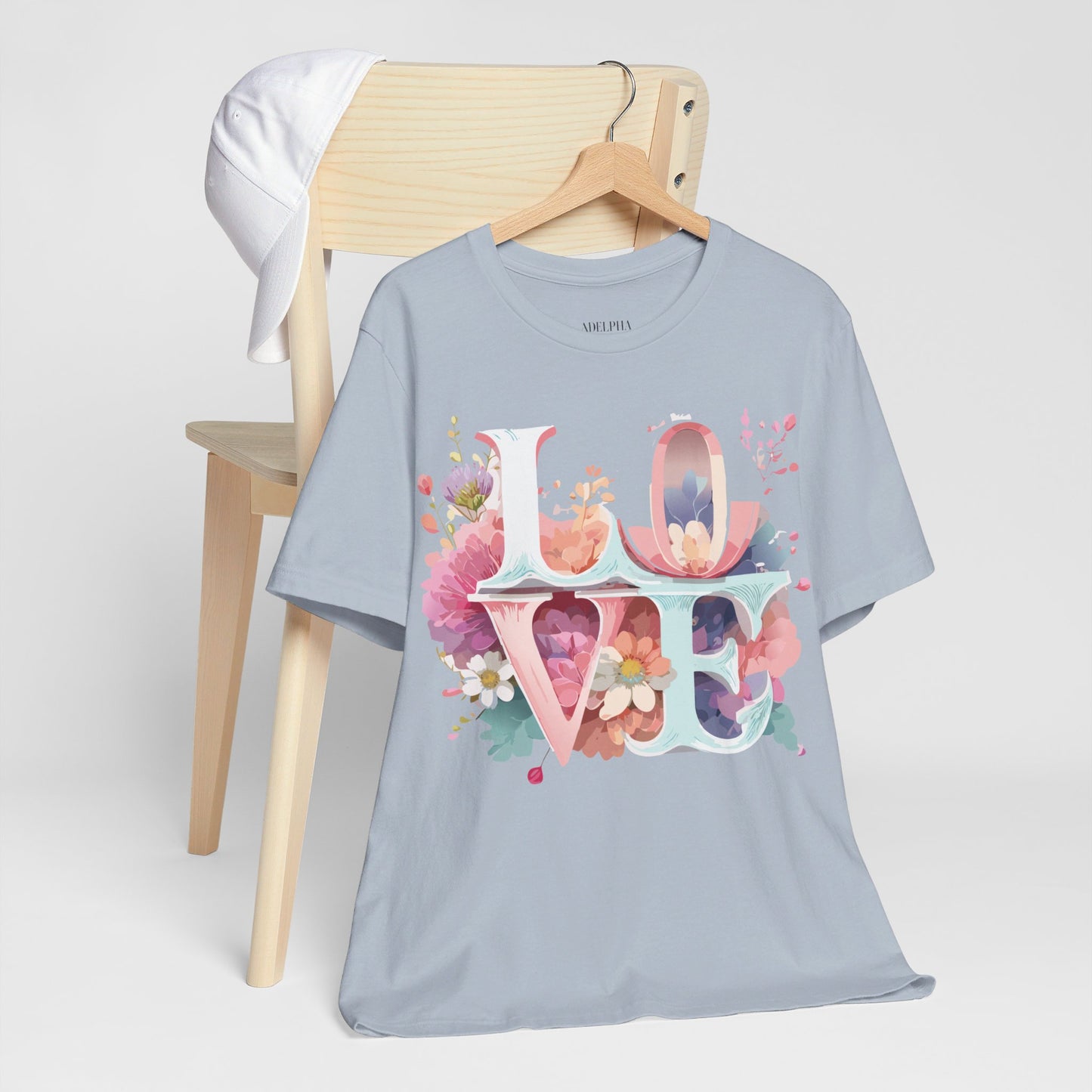 T-Shirt aus natürlicher Baumwolle – Love Story-Kollektion