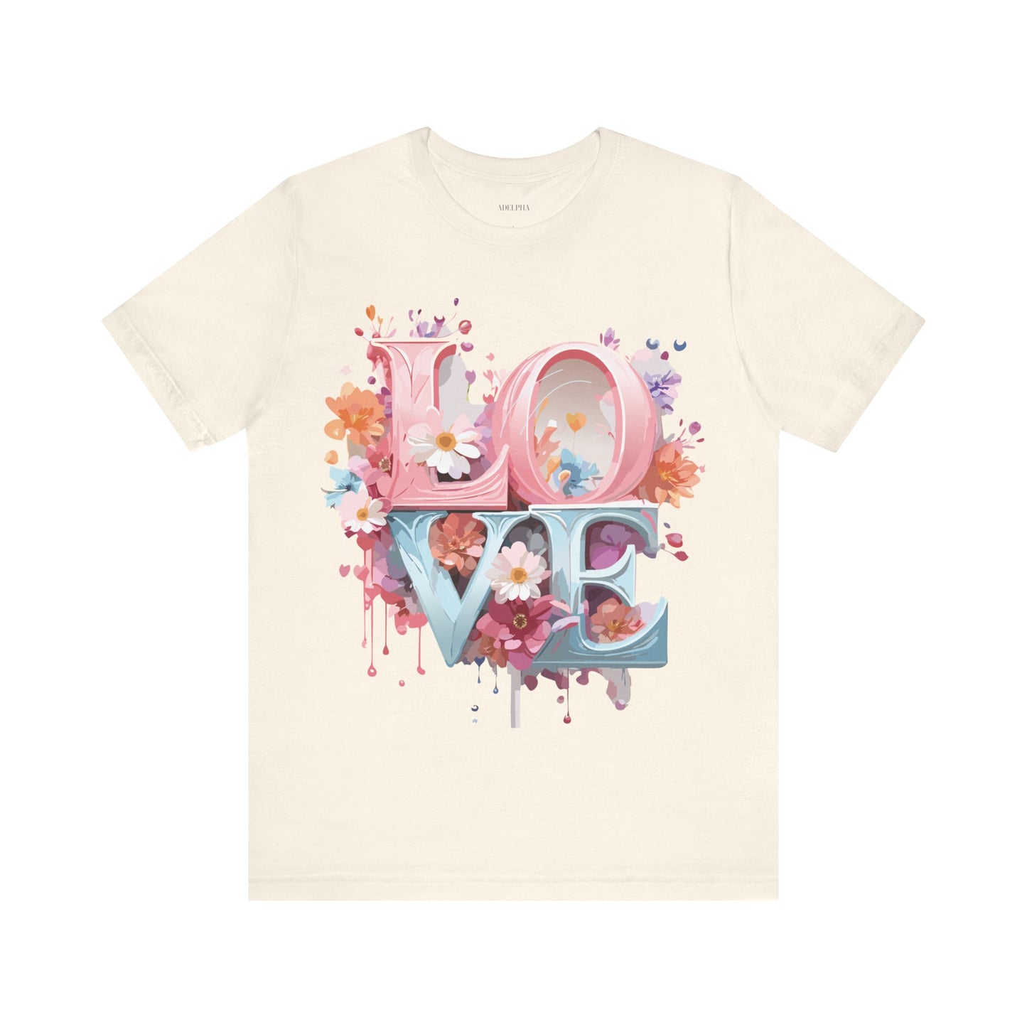 T-shirt en coton naturel - Collection Love story