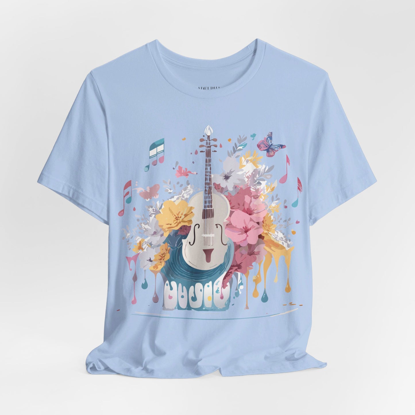 Natural Cotton Tee Shirt - Music collection