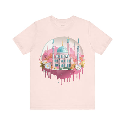 Natural Cotton Tee Shirt - Istanbul, Turkey Printify