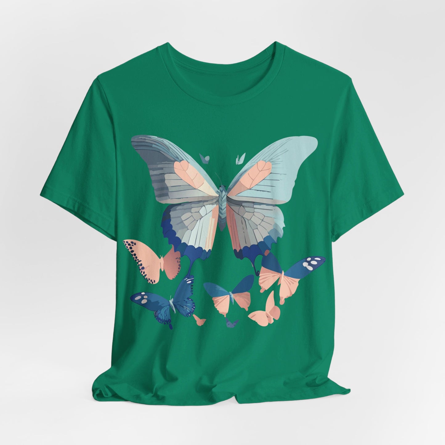 T-shirt en coton naturel avec papillon