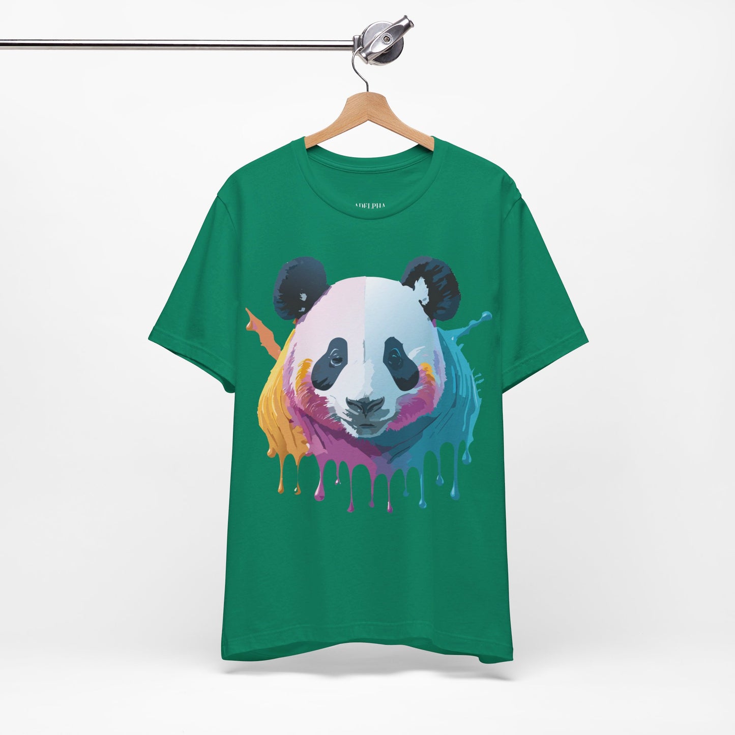 T-Shirt aus natürlicher Baumwolle mit Panda