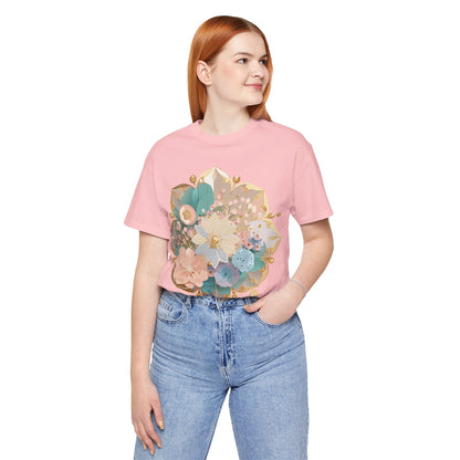 Natural Cotton Tee Shirt - Medallion Collection Printify