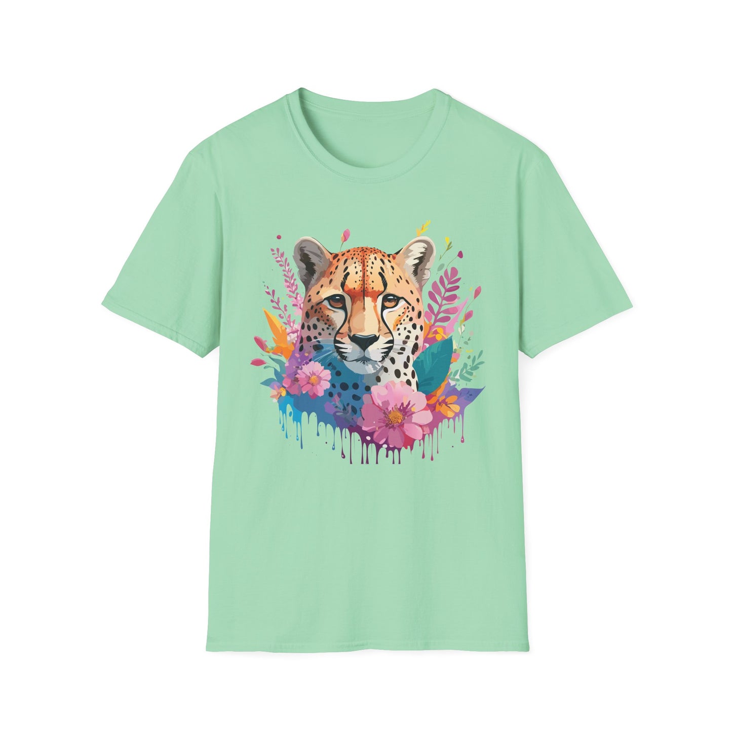 Cheetah Shirt, Shirt with Cheetah, Cheetah Tee, Shirt with Animals