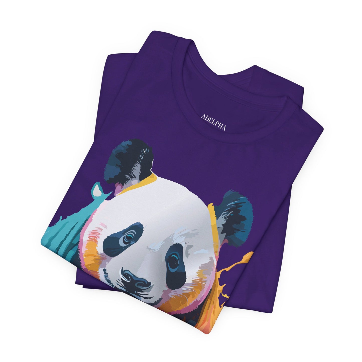 T-Shirt aus natürlicher Baumwolle mit Panda