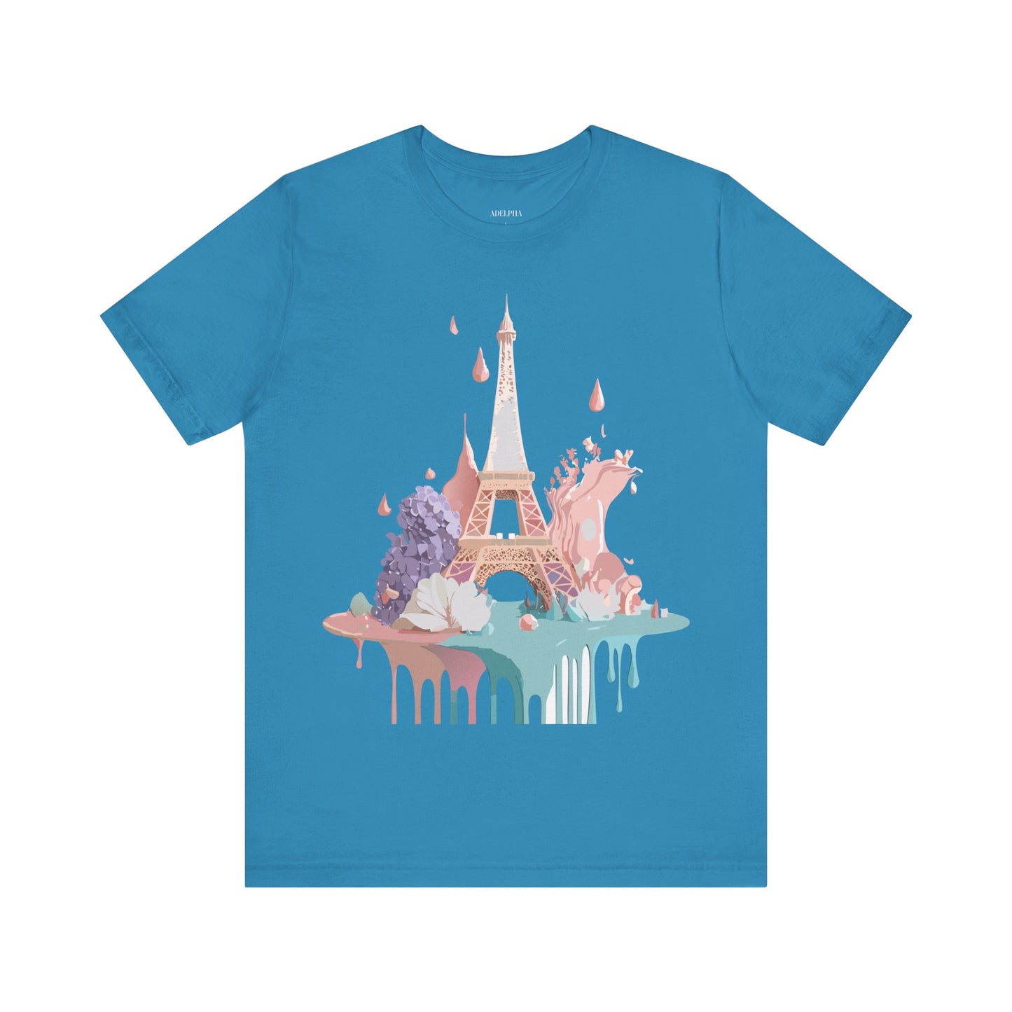 Natural Cotton Tee Shirt - Beautiful Places Collection - Paris