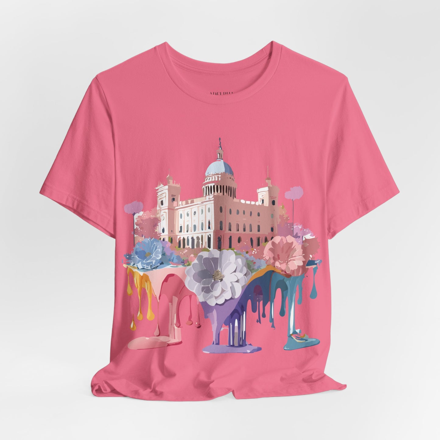 Natural Cotton Tee Shirt - Beautiful Places Collection - Madrid