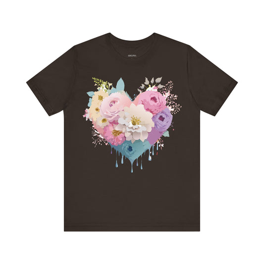 T-shirt en coton naturel - Collection Love Story