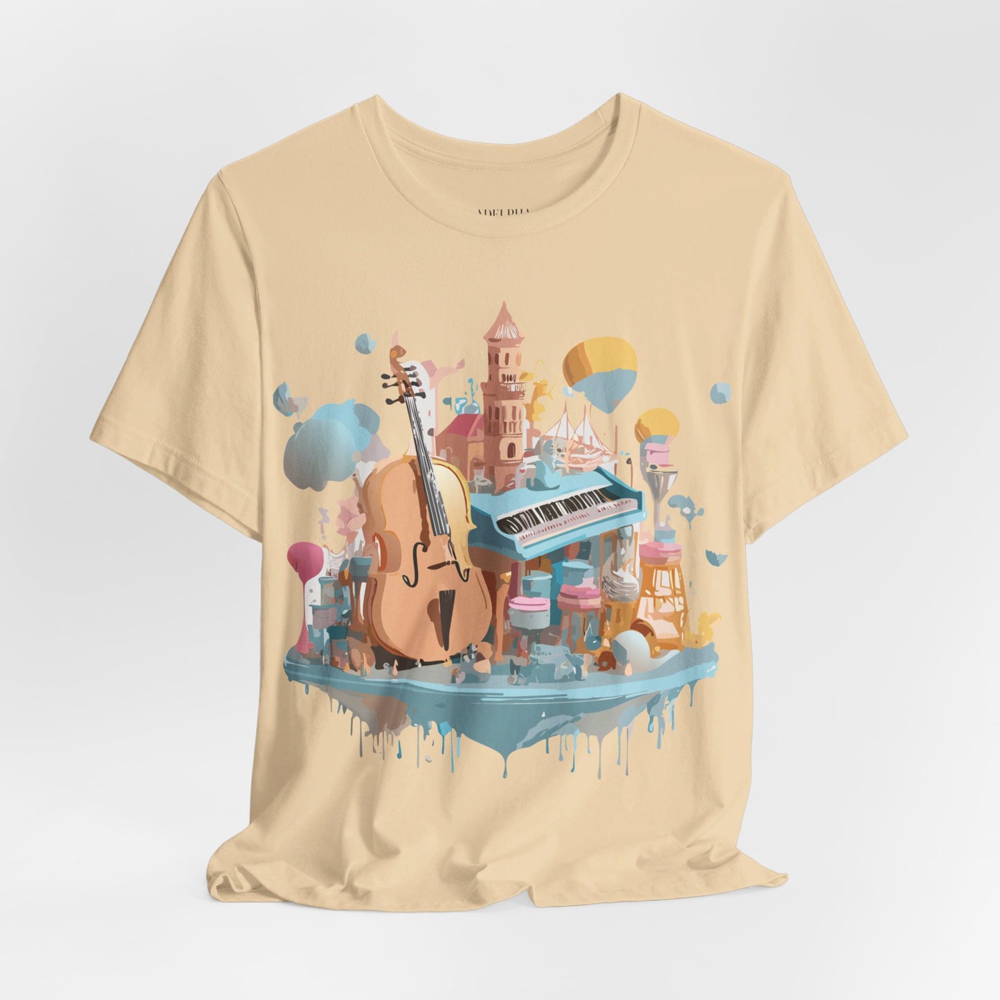 T-shirt en coton naturel - Collection Musique