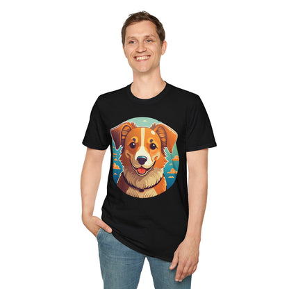 Dog Shirt Unisex Animal Tee One Hundred Percent Cotton Softstyle Gildan 64000
