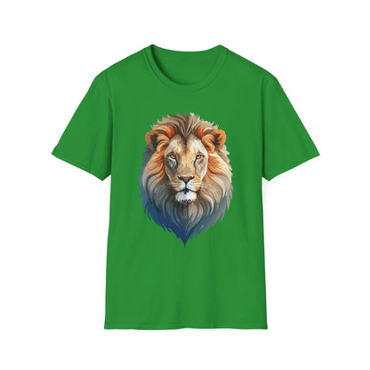Gildan Lion Graphic Short Sleeve Softstyle Tee 100 Percent Cotton