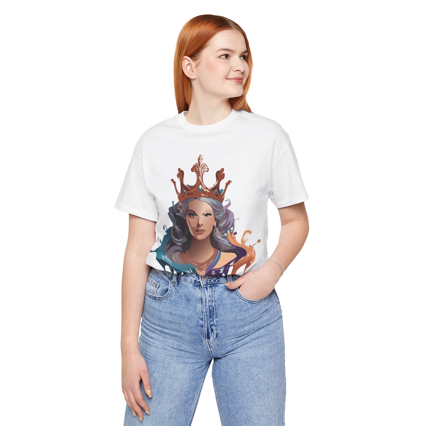 Natural Cotton Tee Shirt - Queen Collection