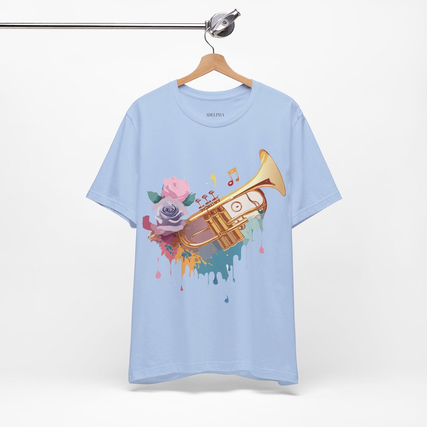 T-Shirt aus natürlicher Baumwolle – Musikkollektion