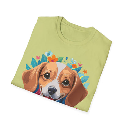 Unisex Dog Shirt Animal Tee Gildan Softstyle 64000 Cotton Tee