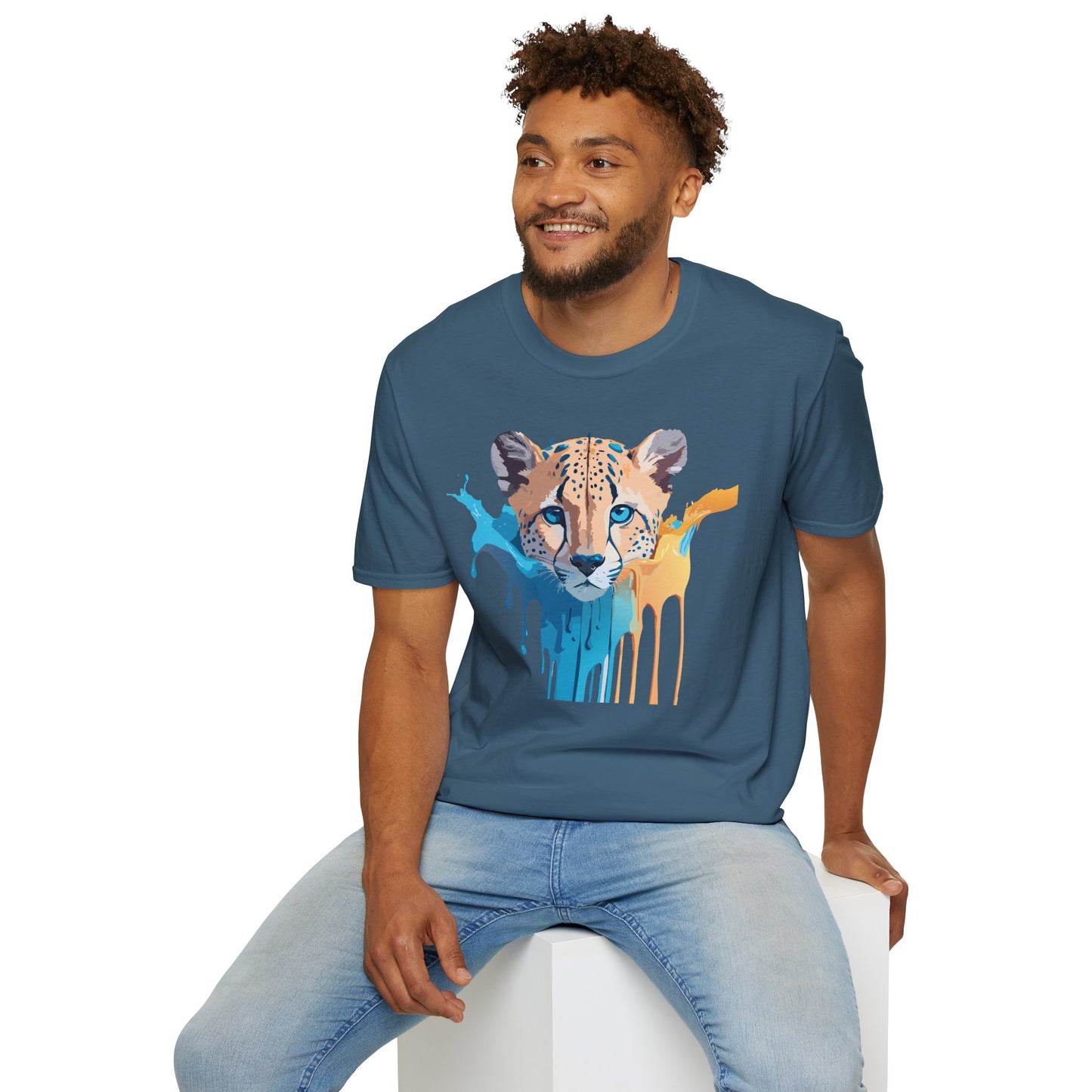 Cheetah Shirt, Shirt with Cheetah, Cheetah Tee, Shirt with Animals
