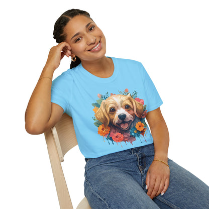 Dog Shirt Unisex Animal Tee Softstyle 64000 Gildan Cotton Tee