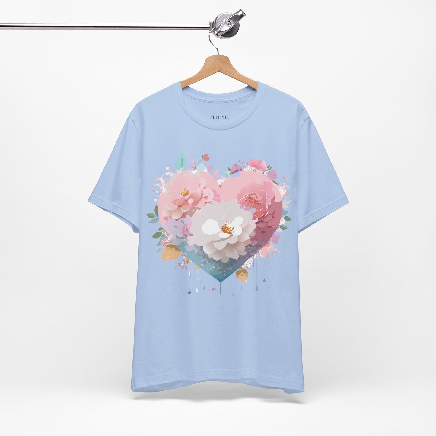 T-shirt en coton naturel - Collection Love story